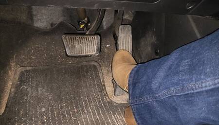 Morning Drive in Tan Heeled Boots