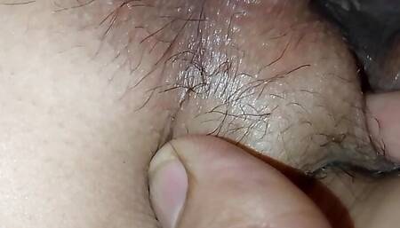 Ass close up masage