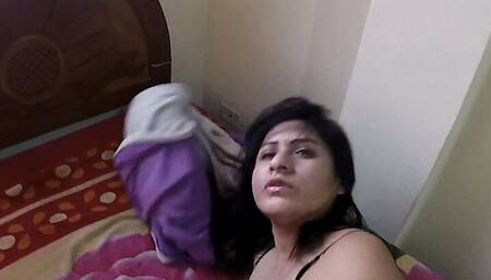 ADJUSTING THIS LITTLE INDIAN MILF, SHE COMES TO MY ROOM AGAIN, AND WE END UP IN BED.