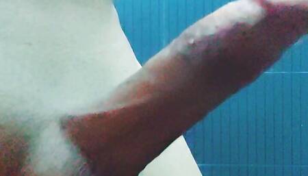 Soft Cock Gets Hard Quickly and Cums on Big Balls