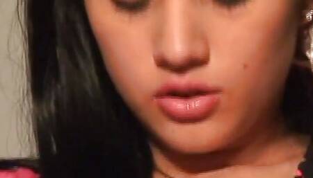 Sexy 18yo Colombiana Teen Diana Gets Excited to Show Her Small Tits