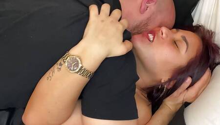I eat my stepsister's friend's tits when we are alone!