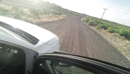 Pregnant Slut Fucked on a Backroad