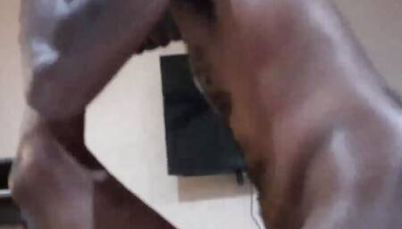 Petite Ebony Piss Before Fuck