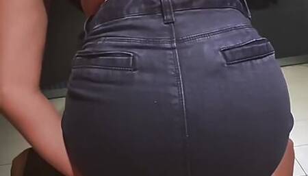 A young brunette jumps on her best friend's big dick