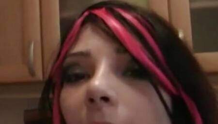 Emo Emily Dancing fishnet