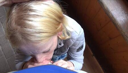 In the Public My Master Secretly Swallowed the Semen