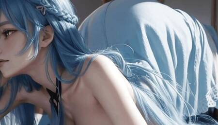 AI generated Rei Ayanami