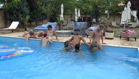 myGonzo.tv - Pool orgy with Kitty Core, Lana Vegas, Rosalina Love & more hot pornstars