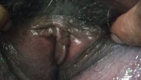 Pussy finguring herself hot masturbation