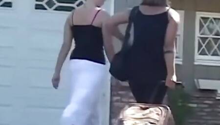 Two Lesbian Babes Eat Each Other Out in the Bathtub After Caressing Their Slender Bodies