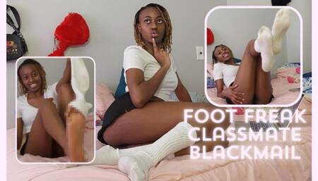 Foot Freak Classmate - Humiliation with Ebony Goddess