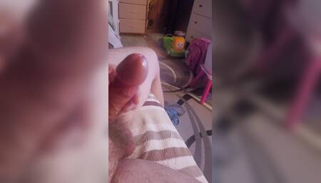 Solo boy cum while edging
