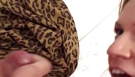 Slutty blonde with big tits is fingered in the butt and then anal drilled