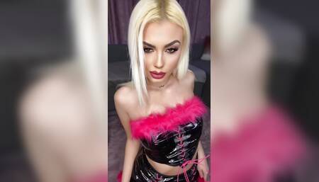 Hot Blonde Home Alone and Horny