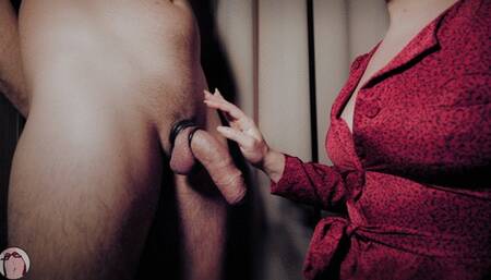 CFNM Edging Session with Cockrings