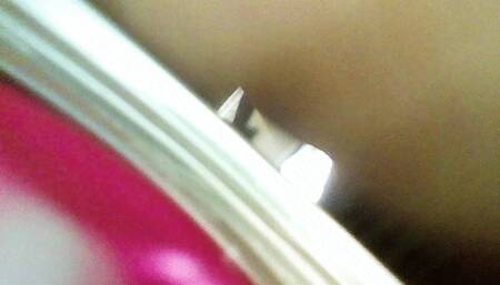 Tiny Human on Giantess Can POV 1080