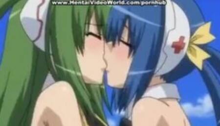 Anime girls in costumes fucking hard