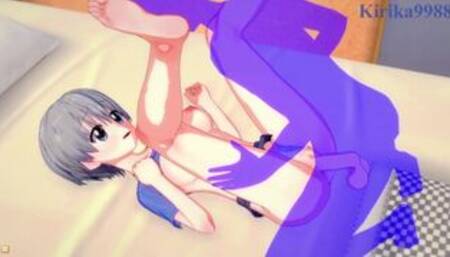 Hana Uzaki and I have deep fucking in her bed at home. - Uzaki-chan Wants to Hang Out! Hentai