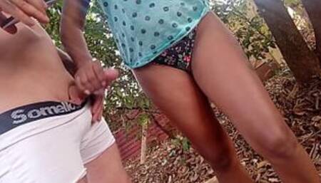 Naughty neighbor asked to change the gas for whatsapp and ended up taking milk