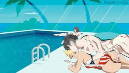 Hentai public swimming pool sex cartoon porn