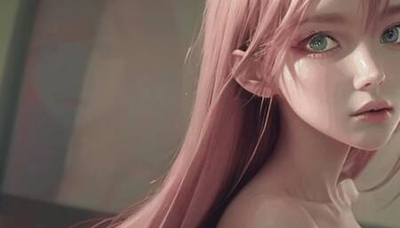 AI generated Zerotwo (Darling in the Franxx)