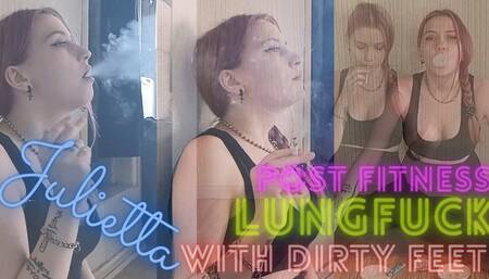 Post Fitness Lungfuck With Dirty Feet