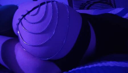 Sexy trans with anal plug