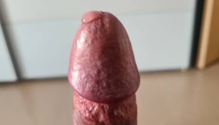 Slowmotion jerk off with cum fountain