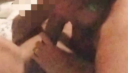 Complete blowjob of the hot wife during Carnival games