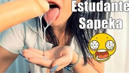 SCHOOLGIRL HOT, Roleplay Estudante malcriada fazendo Boquete no diretor hot and angry schoolgirl roleplay with principal