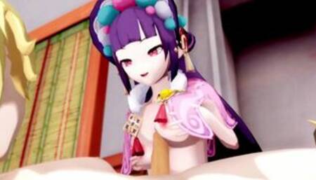 Yun Jin Genshin Impact 3D HENTAI Part 2/6