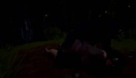 Chubby Girl Lost in The Forest 3D