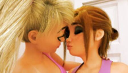 Beautiful dickgirl fucks mother - 3D Futanari Cartoon