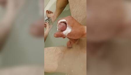 in the tub