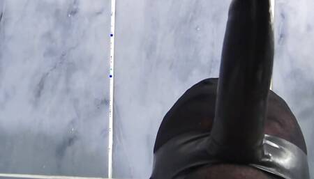 Double Blondies Nylon Slave Face Dildo Piss Fuck!