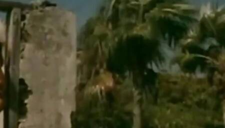 Cute Brunette Outdoors by the Sea Fingering Tight Pussy to Her Horny Friend