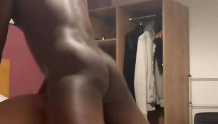 Tied up BBC whipping my booty fucking me doggy orgasms control punishment.