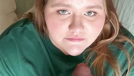 Crying roomie tied and used up