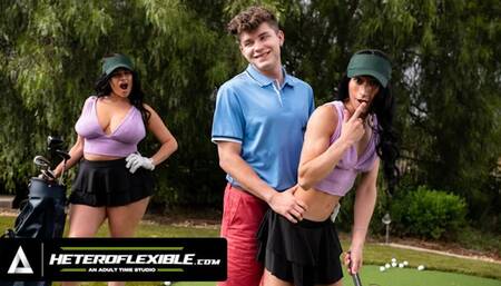 HETEROFLEXIBLE - Cantine Boy Ander Wolfson Disguises As Golfer Drake Von's Girlfriend To Get Fucked