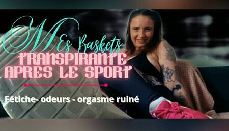 My sweaty sneakers after the sport you're going to lick and sniff