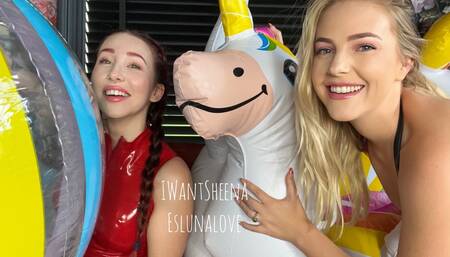 FLOATIE & LATEX FETISH VIDEO.