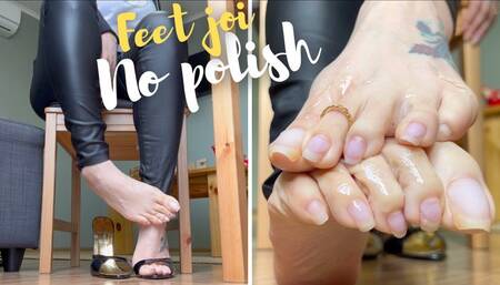 No polish Feet joi in English for you - Goddess Grazi (MP4-HD 1080p)