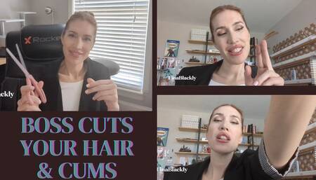 Boss Lina Cuts Your Hair - FemDom Humiliation