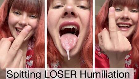Spitting LOSER Humiliation