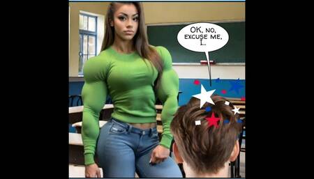 Muscle Coed Made Me Come in My Pants