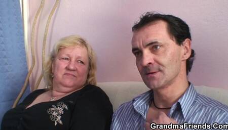 Grandma Friends - hairy pussy dirt