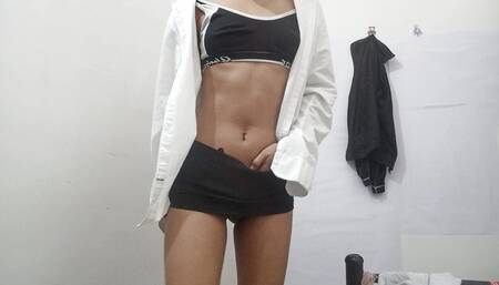 Desi cute Aunty boobshow