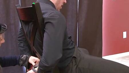 Hot Strippergram Turns Out Priest and He Cums Huge