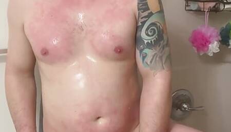 More chubby shower fun